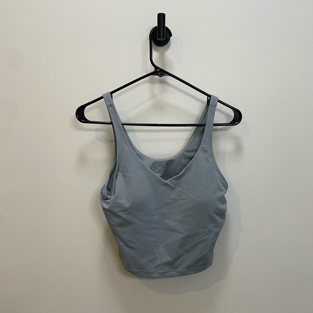 Amazon sports athletic wear tank top grey blue